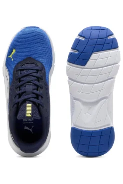 Sneakers blu traspiranti con suola flessibile Puma FlexFocus Lite Modern Jr