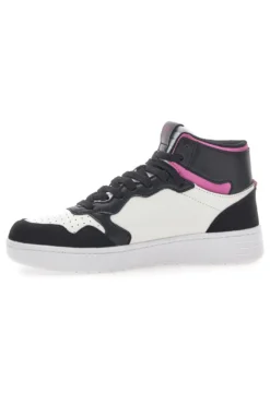 Sneakers British Knights Noors Mid Nere-Bianche