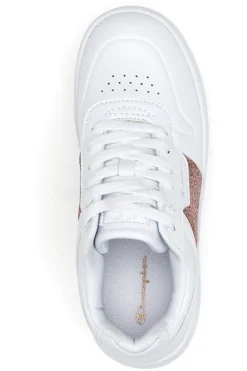Sneakers Champion Rebound Platform Sparkle Bianche