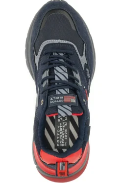 Sneakers Chunky Cotton Belt Focus Blu