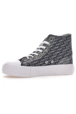 Sneakers Con Flatform Lancetti 123 Nere