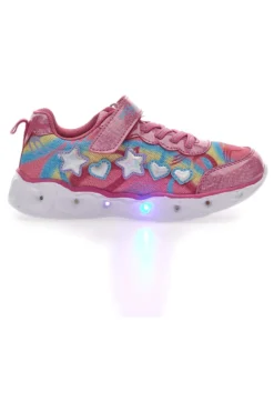 Sneakers con Luci Fucsia Pitt Kids 221286