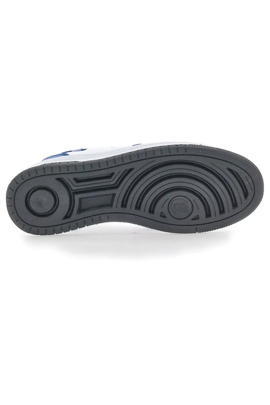 Sneakers Cotton Belt Funky Pop Bianche e Blu