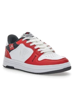 Sneakers Cotton Belt Funky Pop Bianche e Rosse