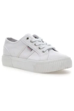 Sneakers Coveri California Canvas Bianche