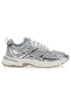 Sneakers da donna argento con inserti mesh Pittarello Capsule 8W25911