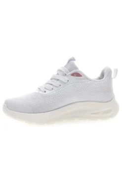 Sneakers da donna bianco in tessuto traspirante Mio tempo TF2593