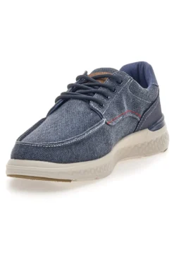 Sneakers da uomo blu in tessuto Sevenoaks YH25096