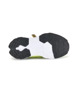Sneakers Gialle fluo con chiusura a strappo in tessuto traspirante Diadora Snipe 4 Jr