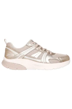 Sneakers gold con inserti in mesh Skechers Bobs Vamos