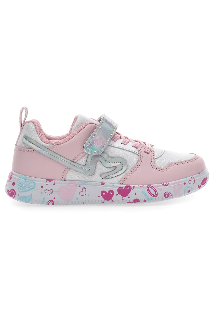 Sneakers Grazie 2280 Bianche e Rosa