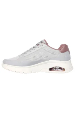 Sneakers Grigie Con Bolla ad Aria Skechers Uno Flex Spring On Air