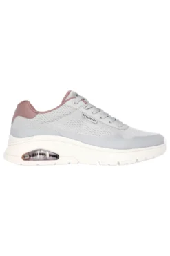 Sneakers Grigie Con Bolla ad Aria Skechers Uno Flex Spring On Air