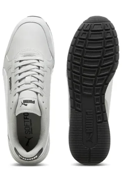 Sneakers grigie con dettagli bianchi e soletta SoftFoam+ Puma ST Runner v4 L