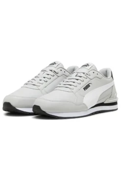 Sneakers grigie con dettagli bianchi e soletta SoftFoam+ Puma ST Runner v4 L