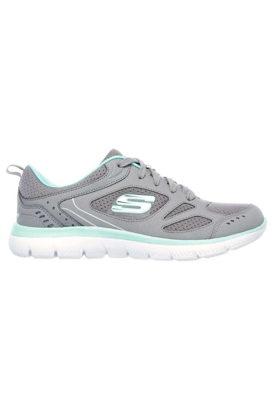 Sneakers Grigie Con Memory Foam SKECHERS Summits - Suited