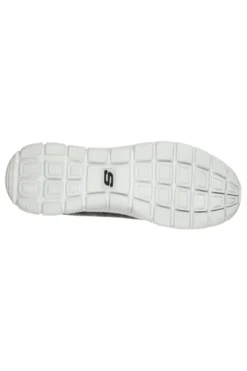 Sneakers Grigie Con Memory Foam Skeachers Track Front Runner