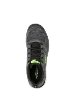 Sneakers Grigie Con Memory Foam Skeachers Track Front Runner