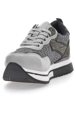 Sneakers Grigie Con Platform Miss Pappalea 23011