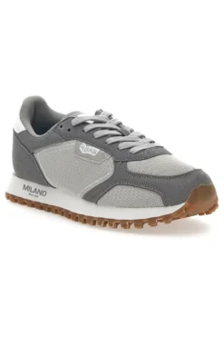 Sneakers Grigie Con Suola a Contasto Gas Spidy Mix