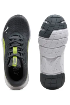 Sneakers grigie e verdi running leggere Puma Flexfocus Lite Modern Jr