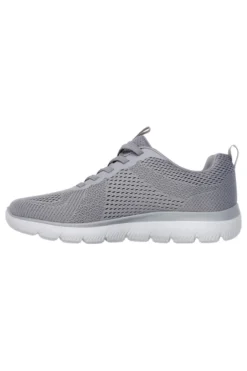 Sneakers grigie in mesh con Memory Foam Skechers Summits Eckler