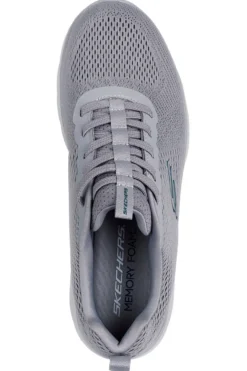 Sneakers grigie in mesh con Memory Foam Skechers Summits Eckler