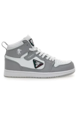 Sneakers grigio/bianco mid casual Leone W075S9
