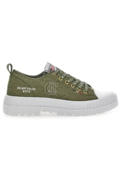Sneakers in Tela Cotton Belt Dre Low CVS oliva