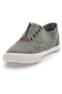 Sneakers in Tela Grigio Route 66 91414
