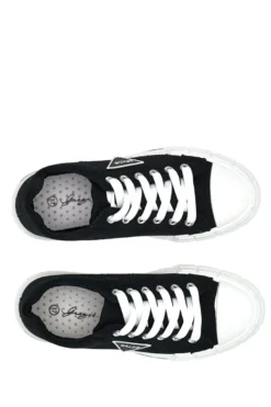 Sneakers in tela traforata Grazie 3581 Nera