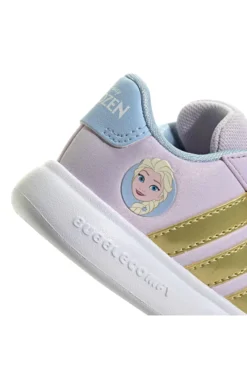 Sneakers lilla con dettagli Frozen e suola EVA Adidas Grand Court Elsa I