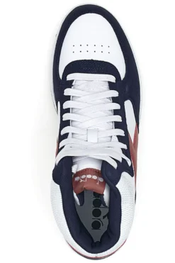 SNEAKERS MID-CUT BIANCHE CON DETTAGLI VIOLA DIADORA RAPTOR HIGH SL