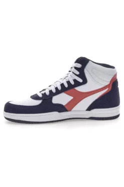 SNEAKERS MID-CUT BIANCHE CON DETTAGLI VIOLA DIADORA RAPTOR HIGH SL