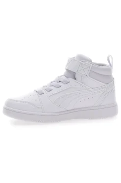 Sneakers Mid-Cut Bianche Con Fascia Laterale Puma Rebound V6 Mid Ac Ps