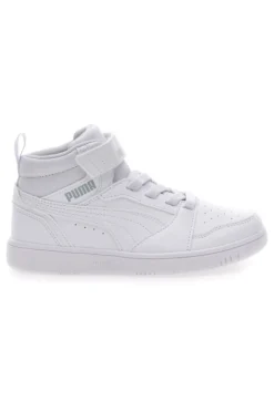 Sneakers Mid-Cut Bianche Con Fascia Laterale Puma Rebound V6 Mid Ac Ps