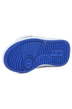 Sneakers Mid-Cut Bianche e Blu Champion RD18 MID B PS