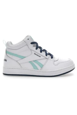 Sneakers Mid-Cut Bianche e Blu Reebok Royal Prime