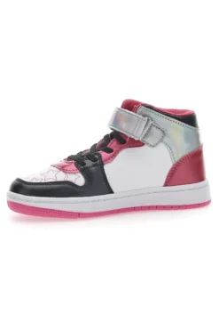Sneakers Mid-Cut Charlotte 6705 Bianche e Rosa