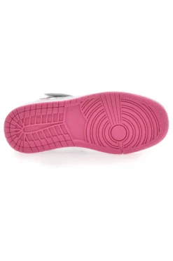Sneakers Mid-Cut Charlotte 6705 Bianche e Rosa