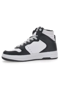 Sneakers Mid Cut Nere-Bianche Cotton Belt Scottie