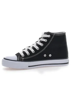 Sneakers Mid Cut Nere con Lacci W Max 5014