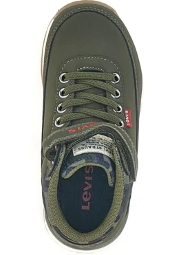 Sneakers mid-cut verdi con velcro LEVI'S ASCOT MINI