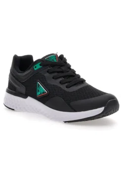 Sneakers Nere Con Chiusura Lacci Leone M0518