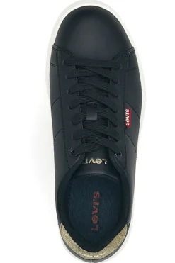 Sneakers nere con dettaglio glitter oro Levi's Bell Jr