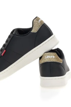 Sneakers nere con dettaglio glitter oro Levi's Bell Jr