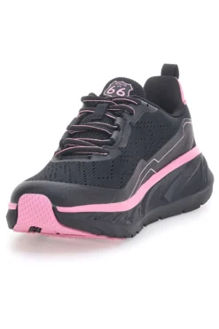 Sneakers nere con dettagli rosa ROUTE 66 RO51038D