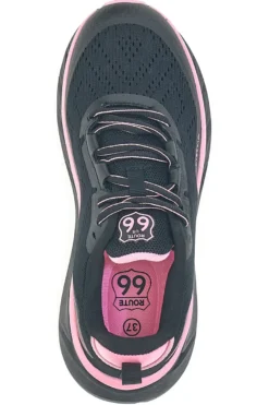 Sneakers nere con dettagli rosa ROUTE 66 RO51038D