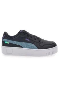 Sneakers Nere con Glitter Puma Carina Street Deep Diva PS