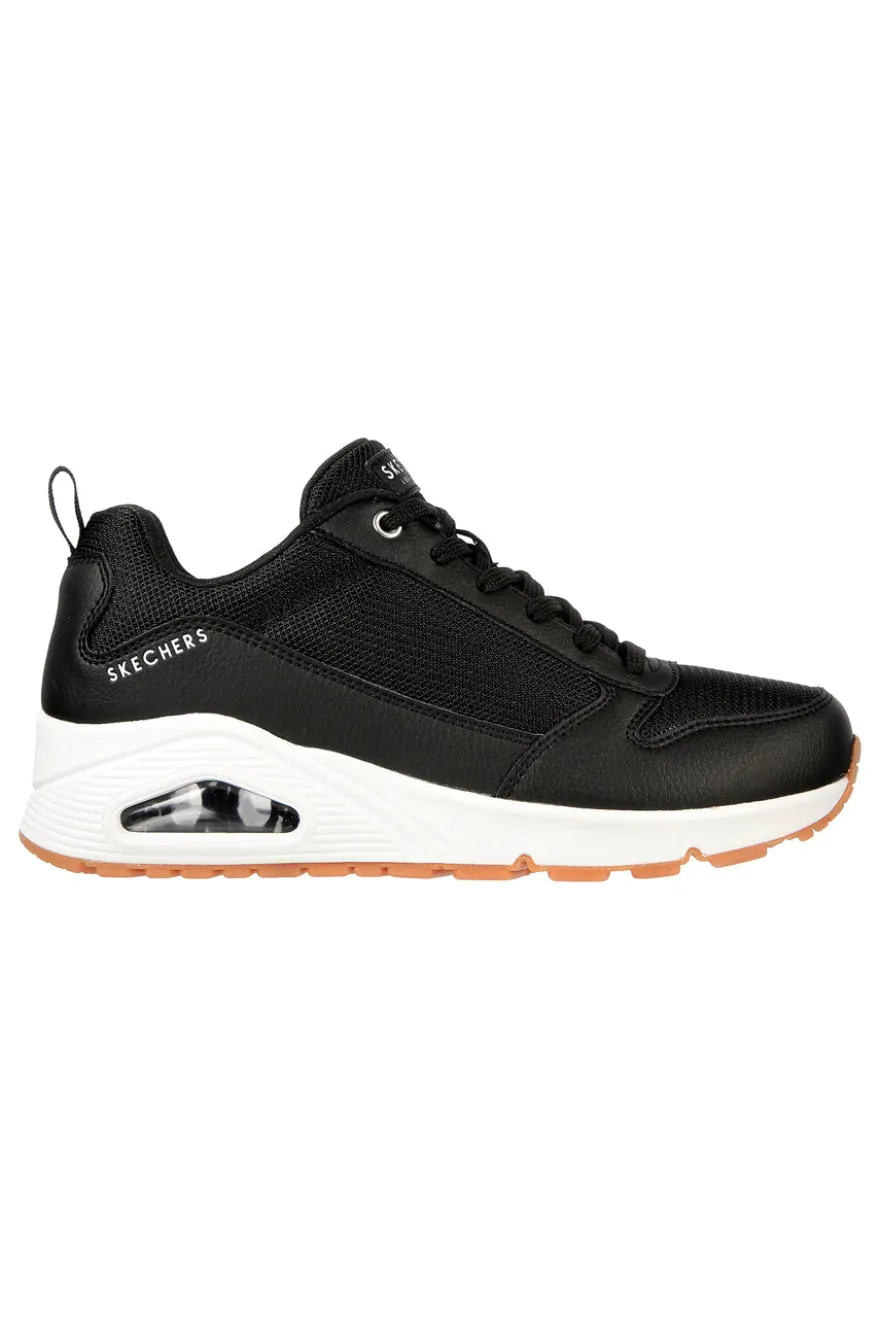 Sneakers nere con inserti in mesh e cuscinetto ad aria Skechers UNO Inside Matters